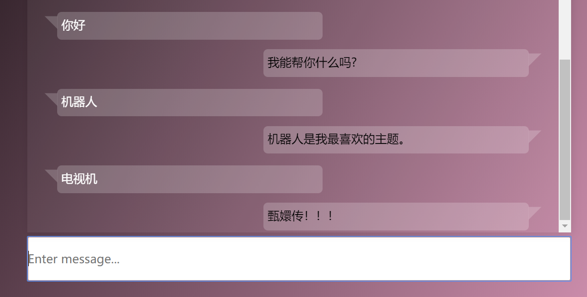 A Chinese ChatBot